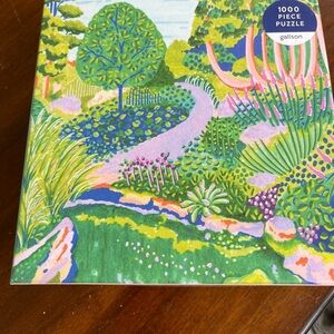 Galison 1000 Piece Puzzle with Vibrant Garden Design